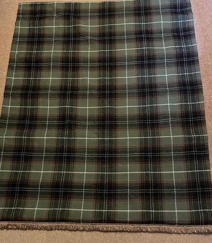 Green tartan blackout roman - blackout,