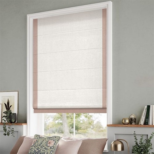 Blinds 2go bijou linen blush - linen,