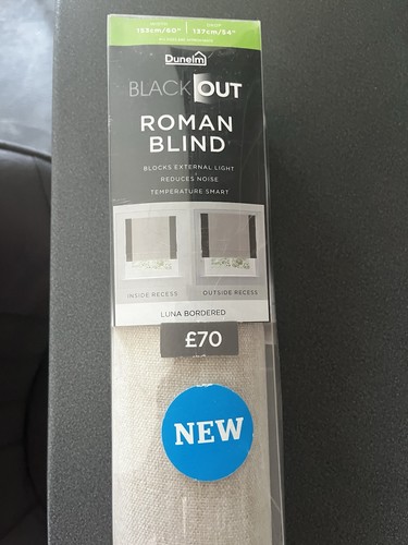 Thermal blackout roman blind - blackout,