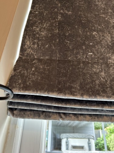 Roman grey crushed velvet - grey,