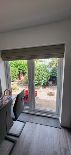 Blackout roman blind - blackout,