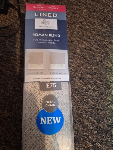 Dunelm lined roman - dunelm, blind