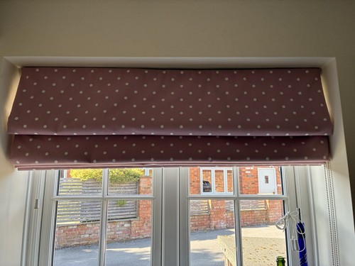Roman blind pink - roman,