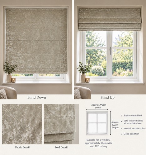 Crushed velvet roman - crushed, blind